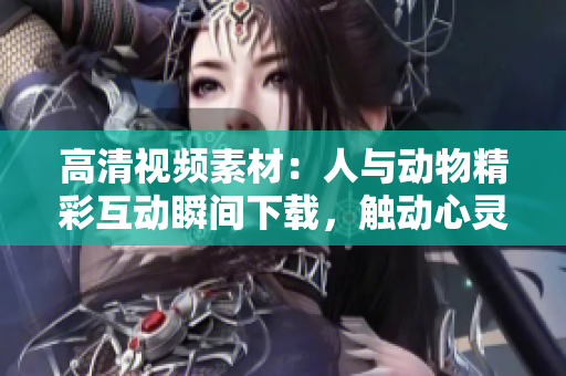 高清視頻素材：人與動物精彩互動瞬間下載，觸動心靈的和諧場面
