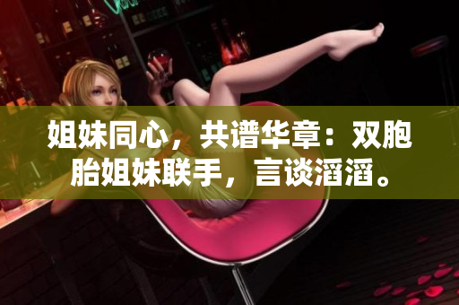 姐妹同心,共譜華章:雙胞胎姐妹聯(lián)手,言談滔滔。 姐妹同心,共譜華章:雙胞胎姐妹聯(lián)手,言談滔滔。