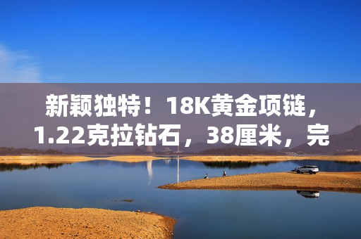 新穎獨特！18K黃金項鏈，1.22克拉鉆石，38厘米，完美展現(xiàn)時尚品味