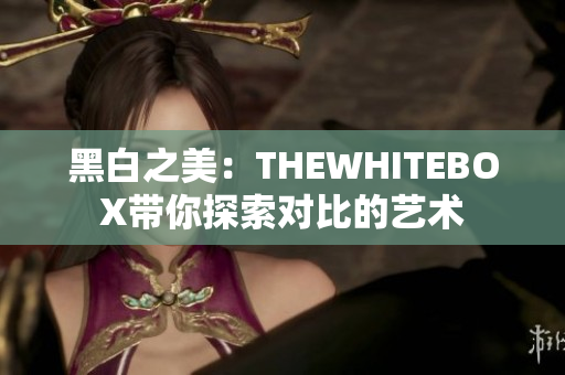 黑白之美:THEWHITEBOX帶你探索對比的藝術(shù) 黑白之美:THEWHITEBOX帶你探索對比的藝術(shù)