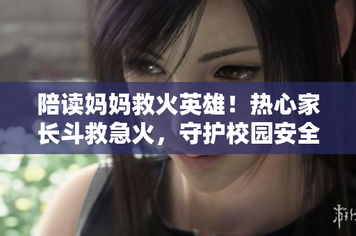 陪讀媽媽救火英雄！熱心家長斗救急火，守護(hù)校園安全