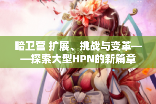 暗衛(wèi)營(yíng) 擴(kuò)展、挑戰(zhàn)與變革——探索大型HPN的新篇章