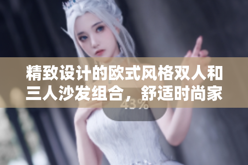 精致設(shè)計(jì)的歐式風(fēng)格雙人和三人沙發(fā)組合，舒適時尚家居裝飾元素