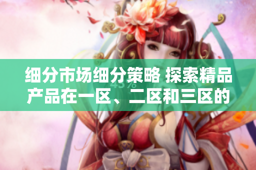 細(xì)分市場(chǎng)細(xì)分策略 探索精品產(chǎn)品在一區(qū)、二區(qū)和三區(qū)的市場(chǎng)定位