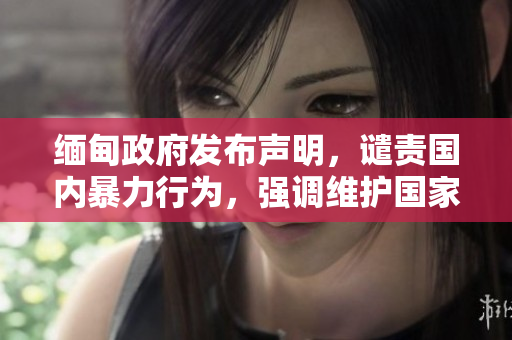 緬甸政府發(fā)布聲明，譴責(zé)國內(nèi)暴力行為，強調(diào)維護國家安全。