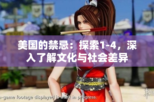美國(guó)的禁忌：探索1-4，深入了解文化與社會(huì)差異