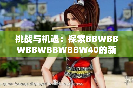 挑戰(zhàn)與機(jī)遇：探索BBWBBWBBWBBWBBW40的新視角
