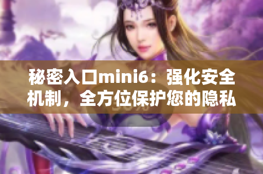 秘密入口mini6：強化安全機制，全方位保護您的隱私與數(shù)據(jù)安全