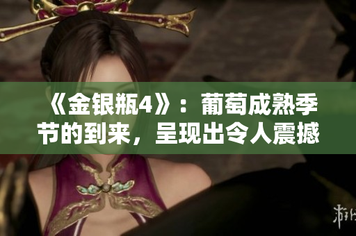 《金銀瓶4》：葡萄成熟季節(jié)的到來，呈現(xiàn)出令人震撼的景色
