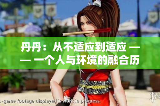 丹丹：從不適應(yīng)到適應(yīng) —— 一個人與環(huán)境的融合歷程