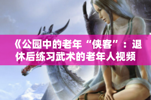 《公園中的老年“俠客”:退休后練習(xí)武術(shù)的老年人視頻合集》 《公園中的老年“俠客”:退休后練習(xí)武術(shù)的老年人視頻合集》