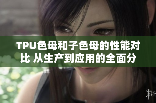 TPU色母和子色母的性能對比 從生產(chǎn)到應(yīng)用的全面分析
