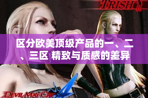 區(qū)分歐美頂級(jí)產(chǎn)品的一、二、三區(qū) 精致與質(zhì)感的差異