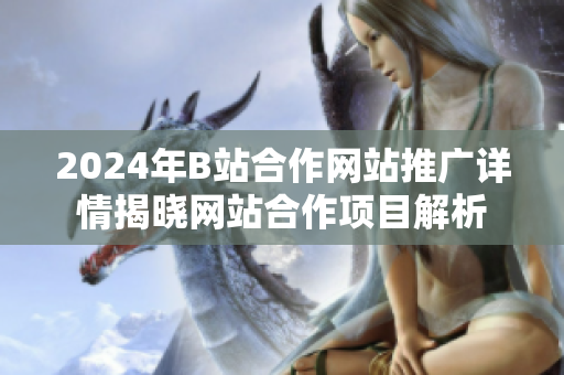 2024年B站合作網(wǎng)站推廣詳情揭曉網(wǎng)站合作項目解析