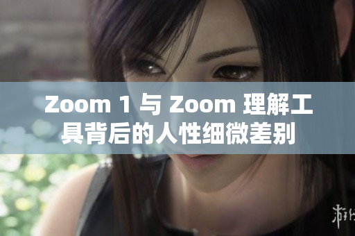 Zoom 1 與 Zoom 理解工具背后的人性細(xì)微差別