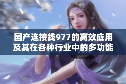 國(guó)產(chǎn)連接線977的高效應(yīng)用及其在各種行業(yè)中的多功能性分析