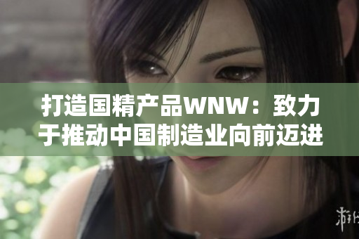 打造國精產(chǎn)品WNW：致力于推動中國制造業(yè)向前邁進(jìn)的領(lǐng)先品牌