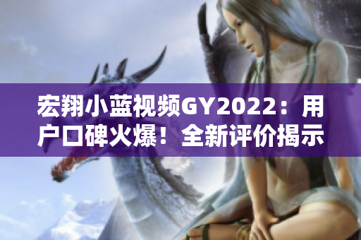 宏翔小藍(lán)視頻GY2022：用戶口碑火爆！全新評價(jià)揭示其驚人表現(xiàn)