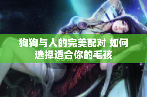 狗狗與人的完美配對(duì) 如何選擇適合你的毛孩