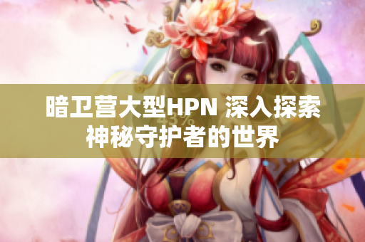 暗衛(wèi)營大型HPN 深入探索神秘守護者的世界