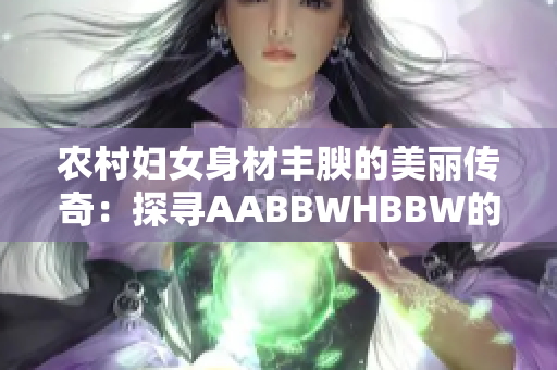 農(nóng)村婦女身材豐腴的美麗傳奇:探尋AABBWHBBW的故事 農(nóng)村婦女身材豐腴的美麗傳奇:探尋AABBWHBBW的故事