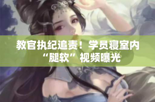 教官執(zhí)紀(jì)追責(zé)！學(xué)員寢室內(nèi)“腿軟”視頻曝光
