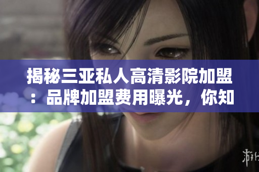揭秘三亞私人高清影院加盟：品牌加盟費用曝光，你知道多少？