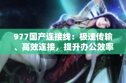 977國產(chǎn)連接線：極速傳輸、高效連接，提升辦公效率