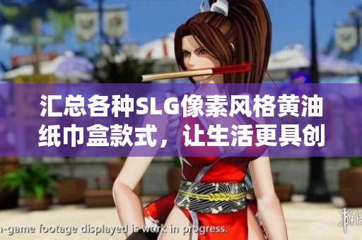 匯總各種SLG像素風格黃油紙巾盒款式，讓生活更具創(chuàng)意與樂趣