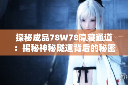 探秘成品78W78隱藏通道:揭秘神秘隧道背后的秘密 探秘成品78W78隱藏通道:揭秘神秘隧道背后的秘密