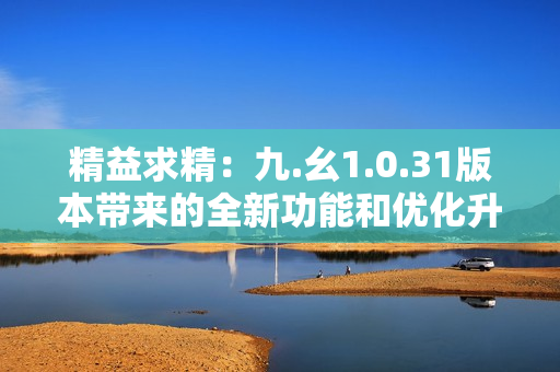 精益求精：九.幺1.0.31版本帶來的全新功能和優(yōu)化升級(jí)
