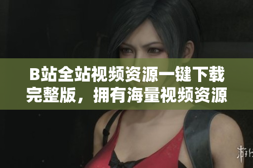 B站全站視頻資源一鍵下載完整版，擁有海量視頻資源的B站視頻下載器整合合集