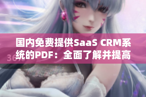 國內(nèi)免費提供SaaS CRM系統(tǒng)的PDF：全面了解并提高效率