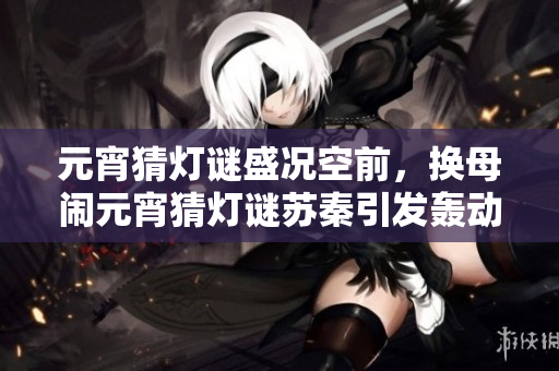 元宵猜燈謎盛況空前，換母鬧元宵猜燈謎蘇秦引發(fā)轟動(dòng)