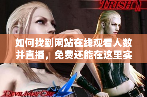 如何找到網(wǎng)站在線觀看人數(shù)并直播，免費(fèi)還能在這里實(shí)現(xiàn)