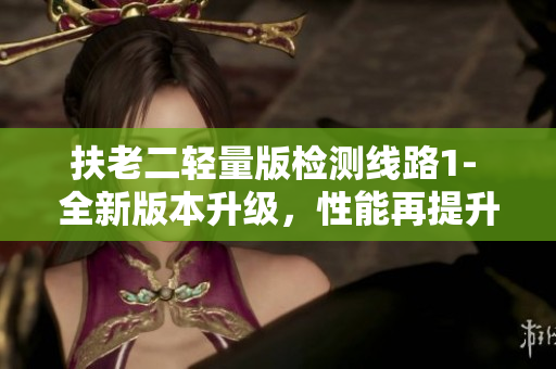 扶老二輕量版檢測線路1- 全新版本升級，性能再提升