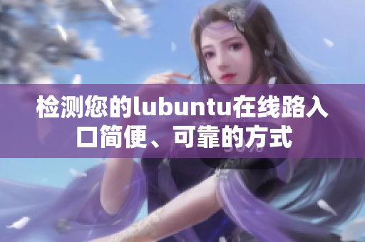 檢測您的lubuntu在線路入口簡便、可靠的方式