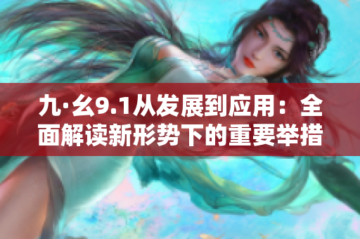 九·幺9.1從發(fā)展到應用：全面解讀新形勢下的重要舉措
