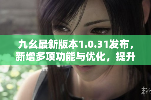 九幺最新版本1.0.31發(fā)布，新增多項功能與優(yōu)化，提升用戶體驗