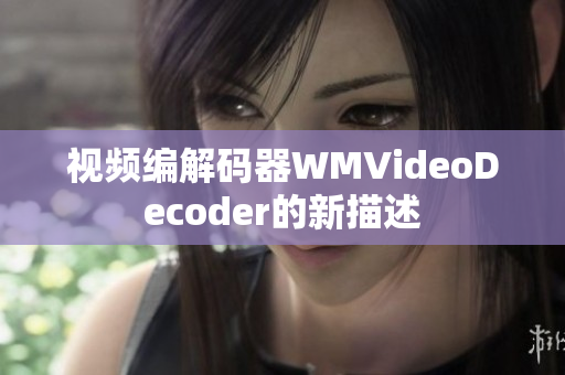 視頻編解碼器WMVideoDecoder的新描述