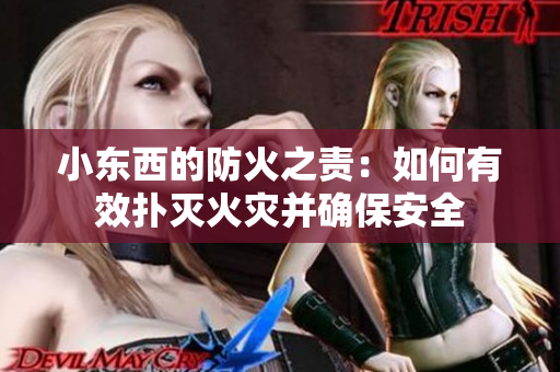 小東西的防火之責(zé)：如何有效撲滅火災(zāi)并確保安全
