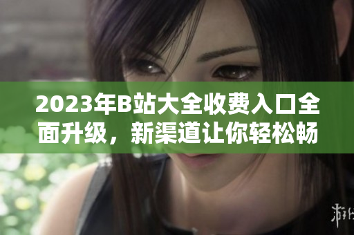 2023年B站大全收費(fèi)入口全面升級(jí)，新渠道讓你輕松暢享視頻內(nèi)容