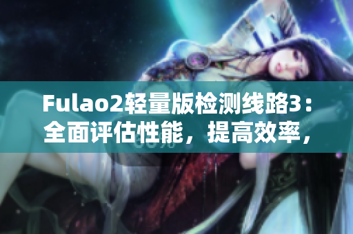 Fulao2輕量版檢測(cè)線路3：全面評(píng)估性能，提高效率，加速使用體驗(yàn)