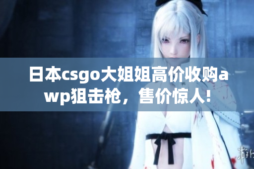 日本csgo大姐姐高價(jià)收購(gòu)awp狙擊槍，售價(jià)驚人!