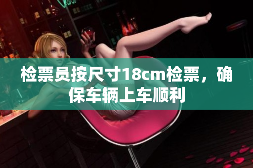 檢票員按尺寸18cm檢票，確保車(chē)輛上車(chē)順利