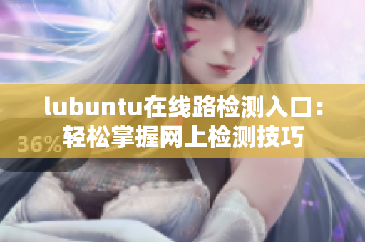 lubuntu在線路檢測入口：輕松掌握網(wǎng)上檢測技巧