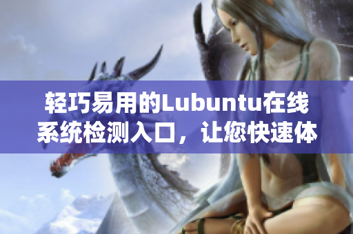 輕巧易用的Lubuntu在線系統(tǒng)檢測入口，讓您快速體驗(yàn)操作系統(tǒng)