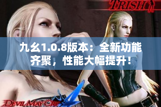 九幺1.0.8版本：全新功能齊聚，性能大幅提升！
