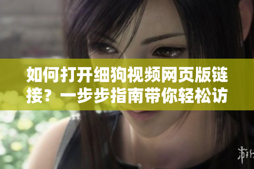 如何打開細(xì)狗視頻網(wǎng)頁版鏈接？一步步指南帶你輕松訪問
