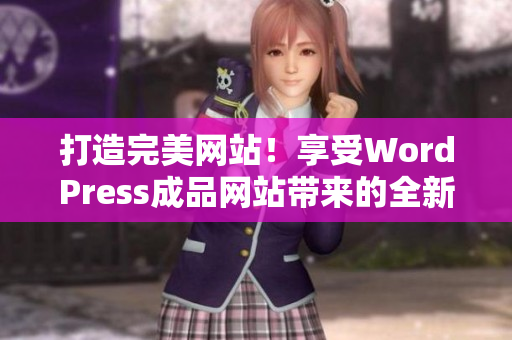 打造完美網(wǎng)站！享受WordPress成品網(wǎng)站帶來的全新魅力